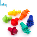 Colorful Unique Silicone Glass Wine Bottle Stopper